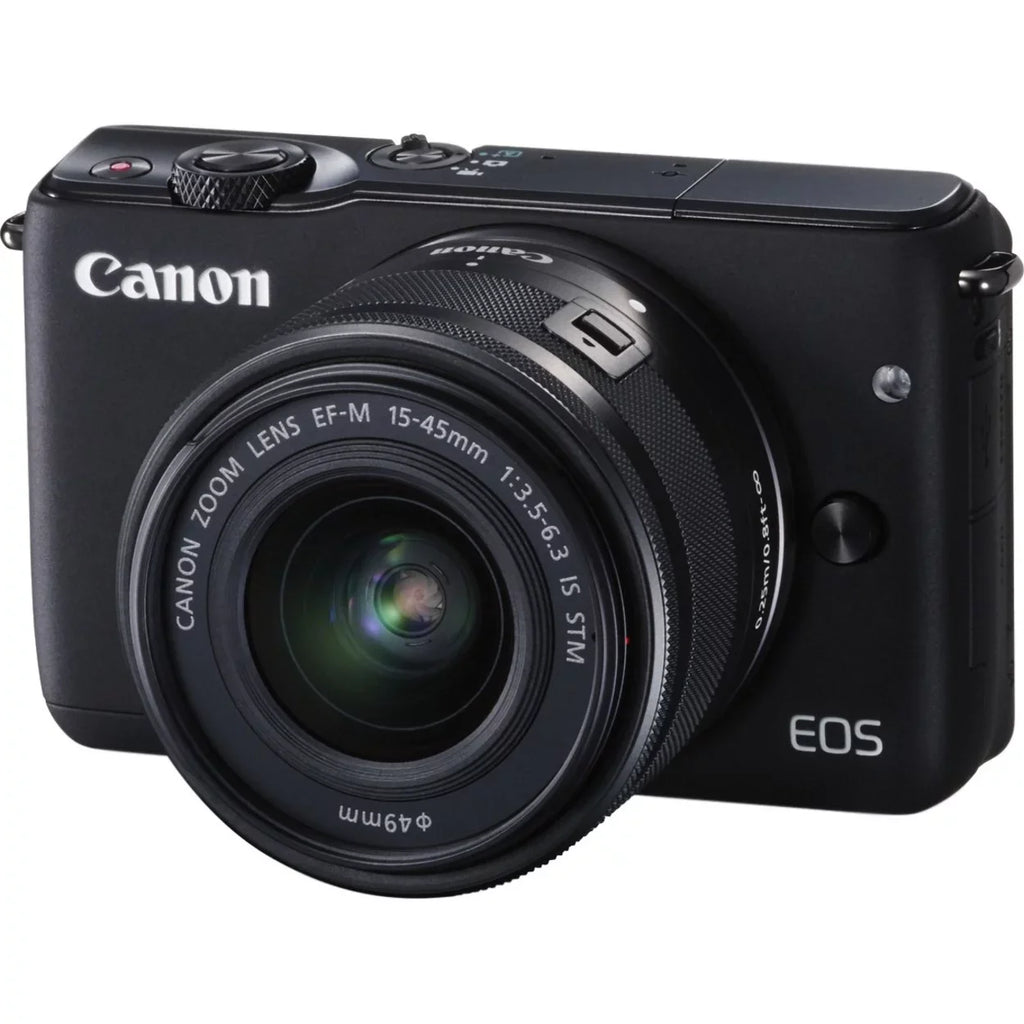 Canon  M10 18 Megapixel Mirrorless Camera with Lens, 0.59", 1.77", Black
