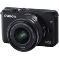 Canon  M10 18 Megapixel Mirrorless Camera with Lens, 0.59", 1.77", Black