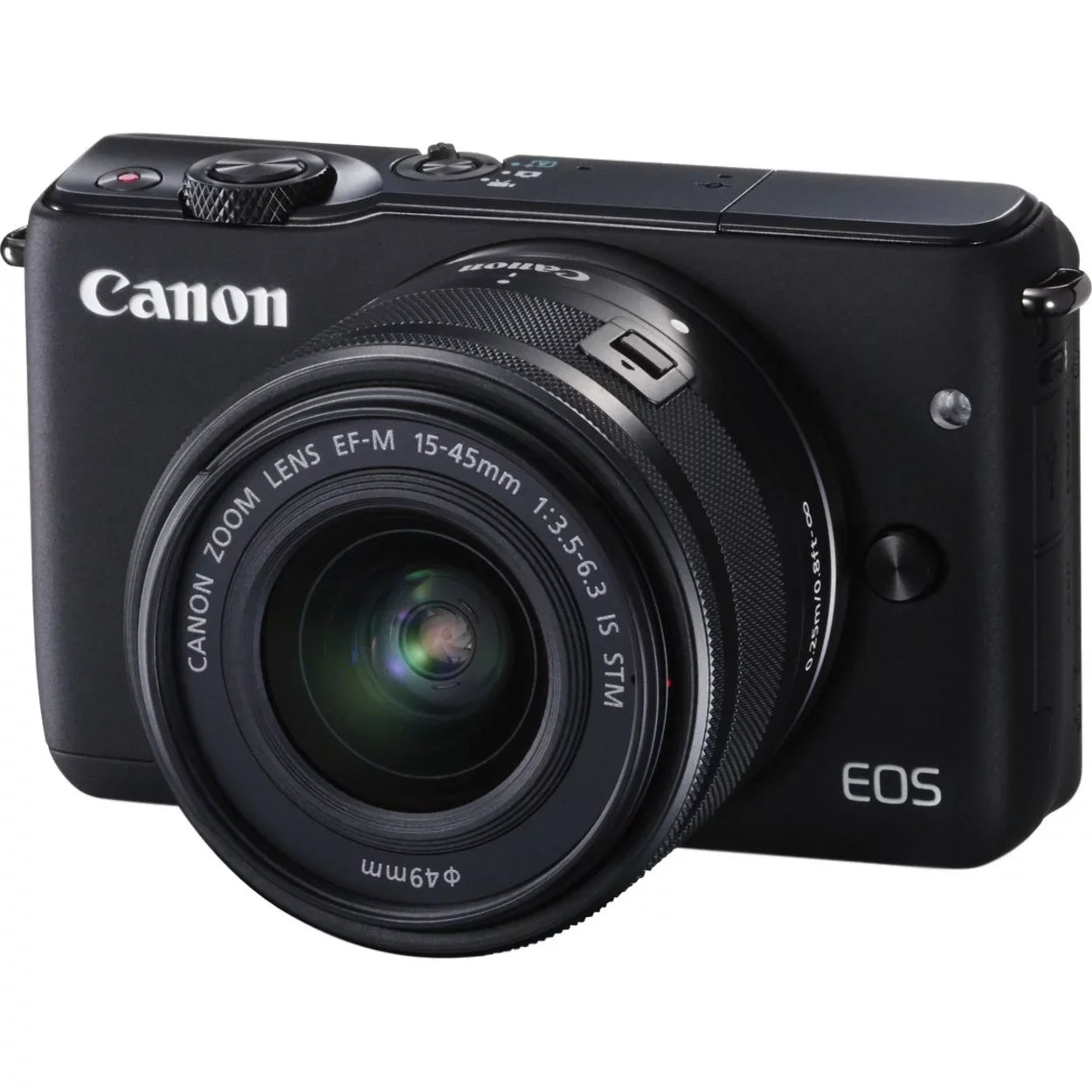 Canon  M10 18 Megapixel Mirrorless Camera with Lens, 0.59", 1.77", Black