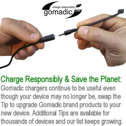 Gomadic High Capacity Rechargeable External Battery Pack suitable for the Sony Xperia Z5 / Z5 Compact / Z5 Premium - Portable Charger with TipExchange