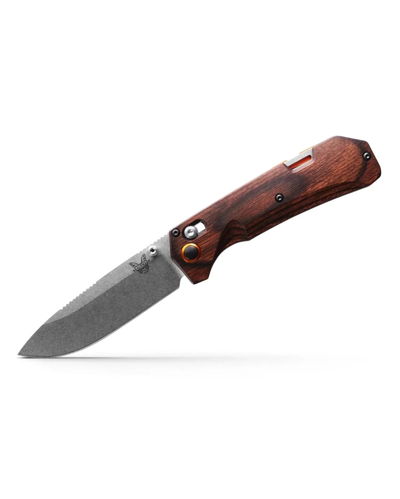 Benchmade Grizzly Creek 15062 Stabilized Wood 3.49" -S30V Stainless Folding Pocket Knife