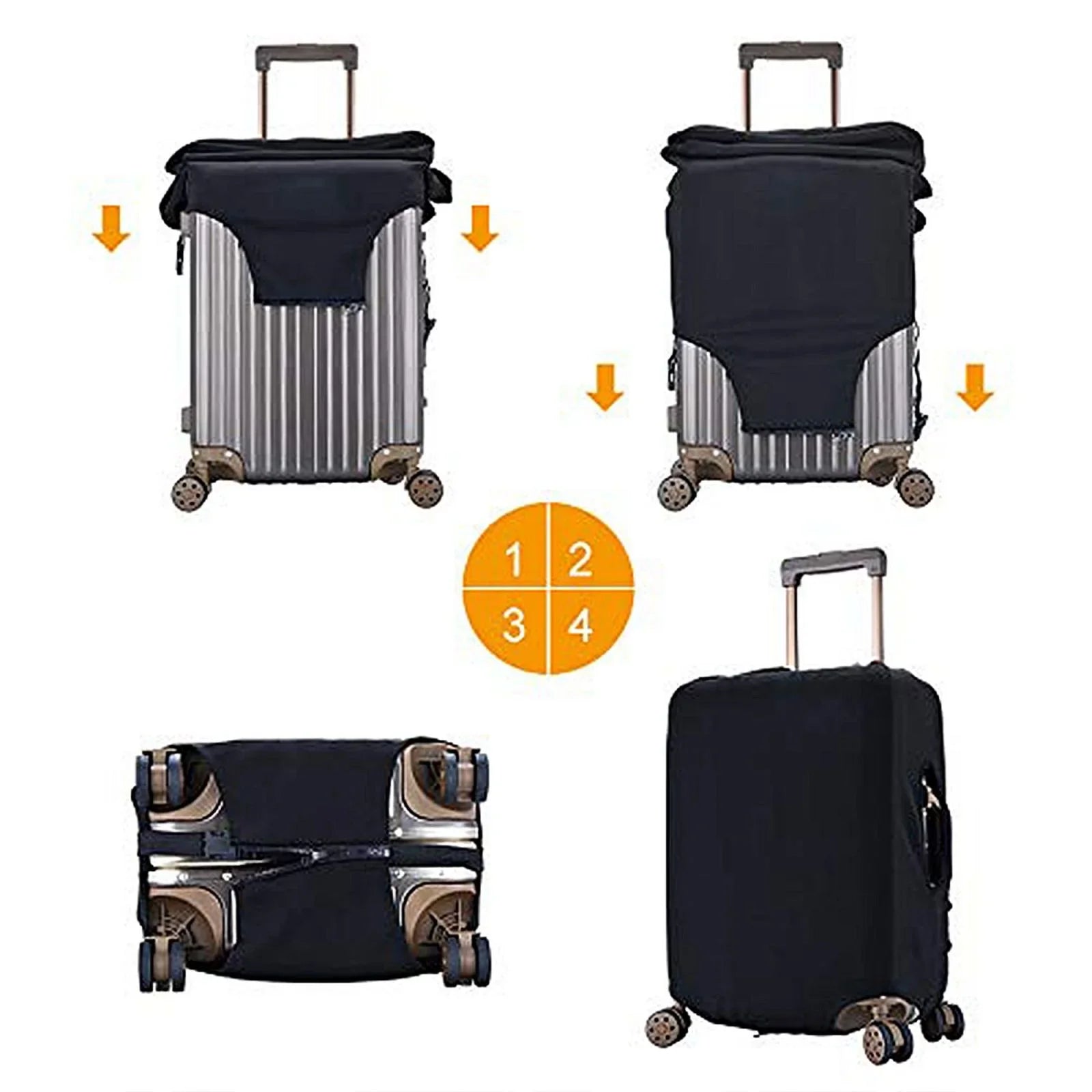 Kll Bees And Flower Luggage Cover Suitcase Cover Suitcase Protector-