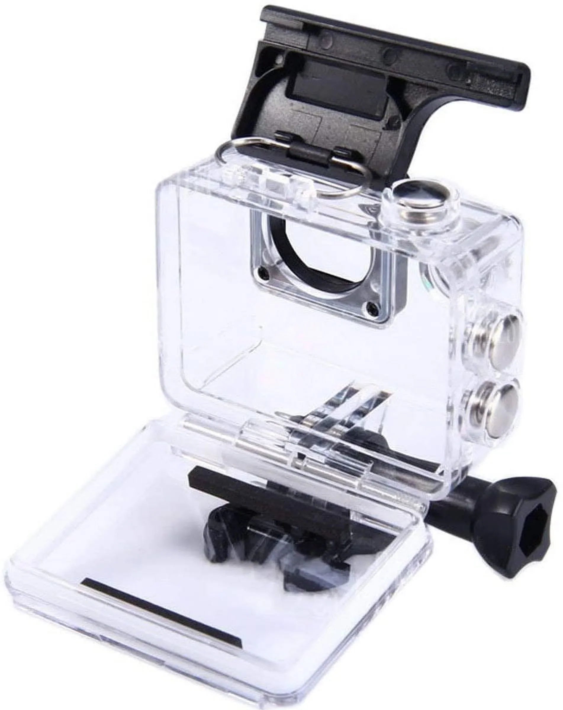 Action Camera, 1080P 12MP Sports Camera Full  2.0 Inch Action Cam 30m/98ft Underwater Waterproof Snorkel surf Camera with Wide-Angle Lens and Mounting Accessories Kit Black