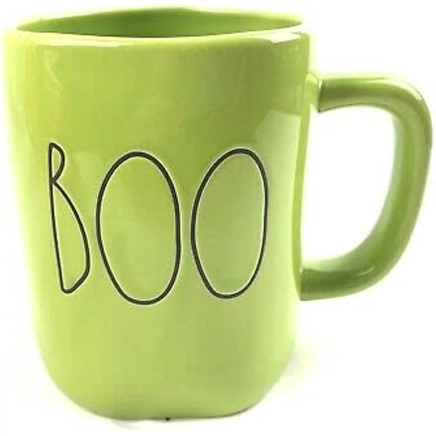 Rae Dunn  Green Halloween Ceramic Mug