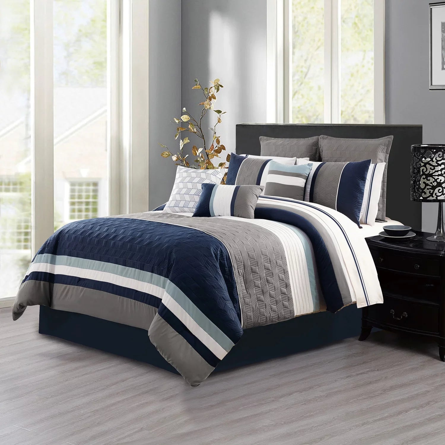 Comforter Set 7PC Q Ryker