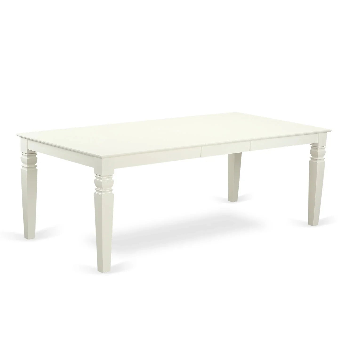 Maykoosh French Country 9-Piece Dining Room Set- 8 Parson Chairs And Butterfly Leaf Rectangle Table Hardwood Structure -High Back & Linen White Finish