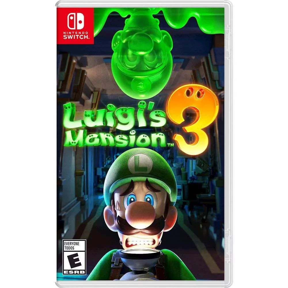 2020 New Nintendo Switch Animal Crossing: New Horizons Edition Bundle with Luigi's Mansion 3  Game Disc and Mytrix  Tempered Glass Screen Protector - 2020 New Limited Console!
