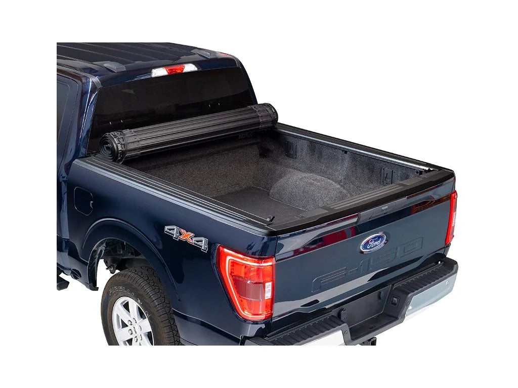 by RealTruck Revolver X4s Hard Rolling Truck Bed Tonneau Cover | 80338 | Compatible with 2021 - 2023 Ford F-150 8' 2" Bed (97.6")