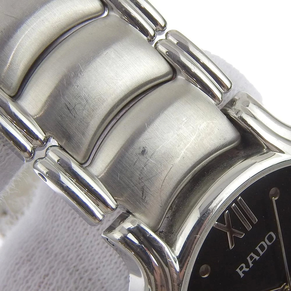 Pre-Owned Rado  Florence men's quartz battery watch black dial 115 3777 4 (Good)