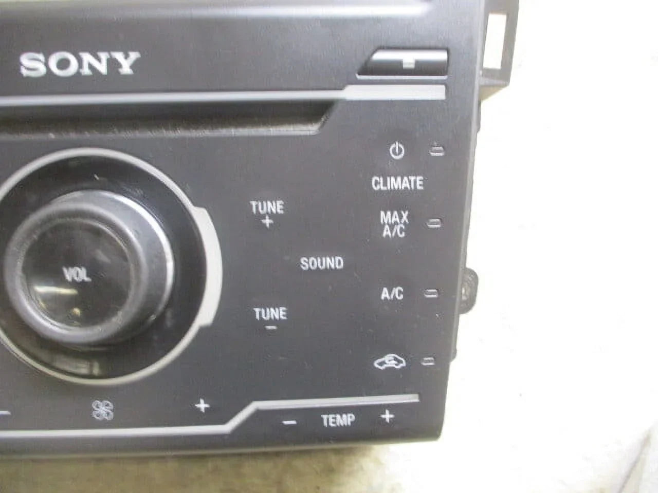 Pre-Owned 2013 Ford Fusion Sony Radio Control Panel Face   (Good)