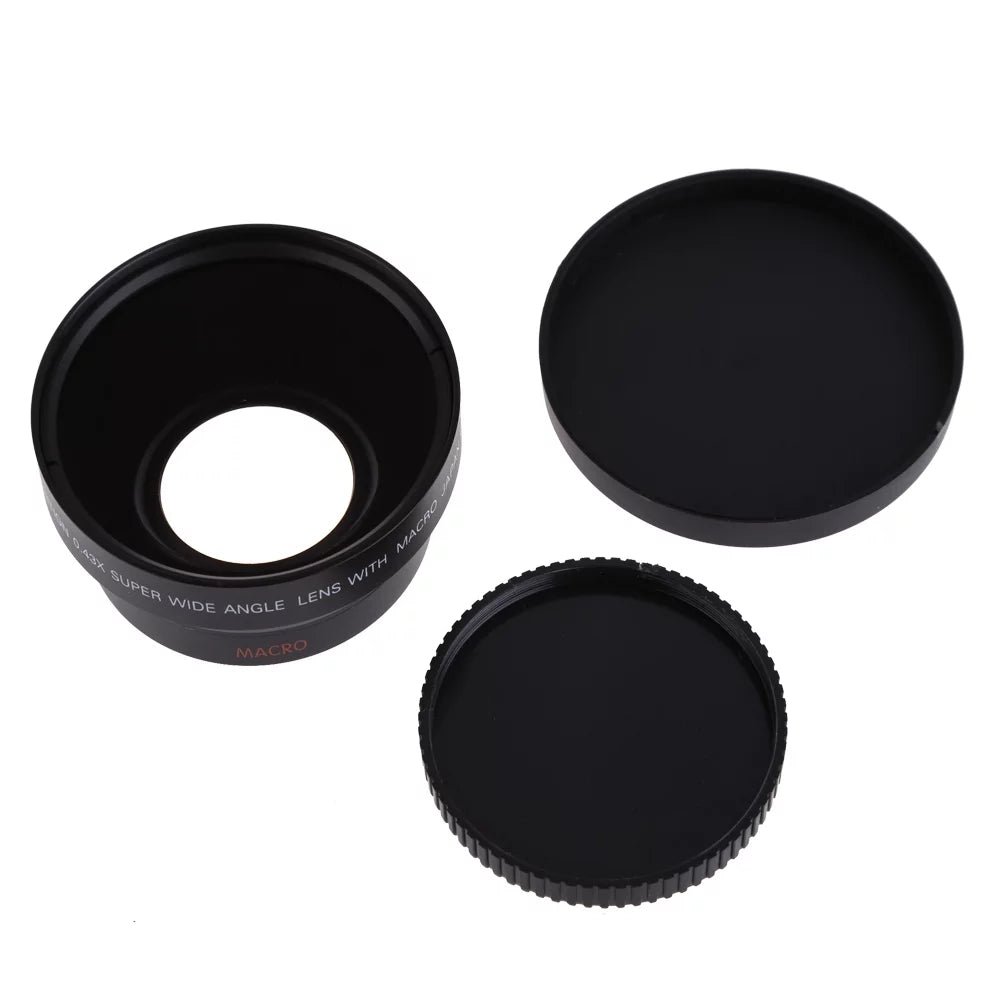 67mm Digital High Definition 0.43×SuPer Wide Angle Lens With Macro Japan Optics for Rebel T5i T4i T3i 18-135mm 17-85mm and Nikon 18-105 70-300VR
