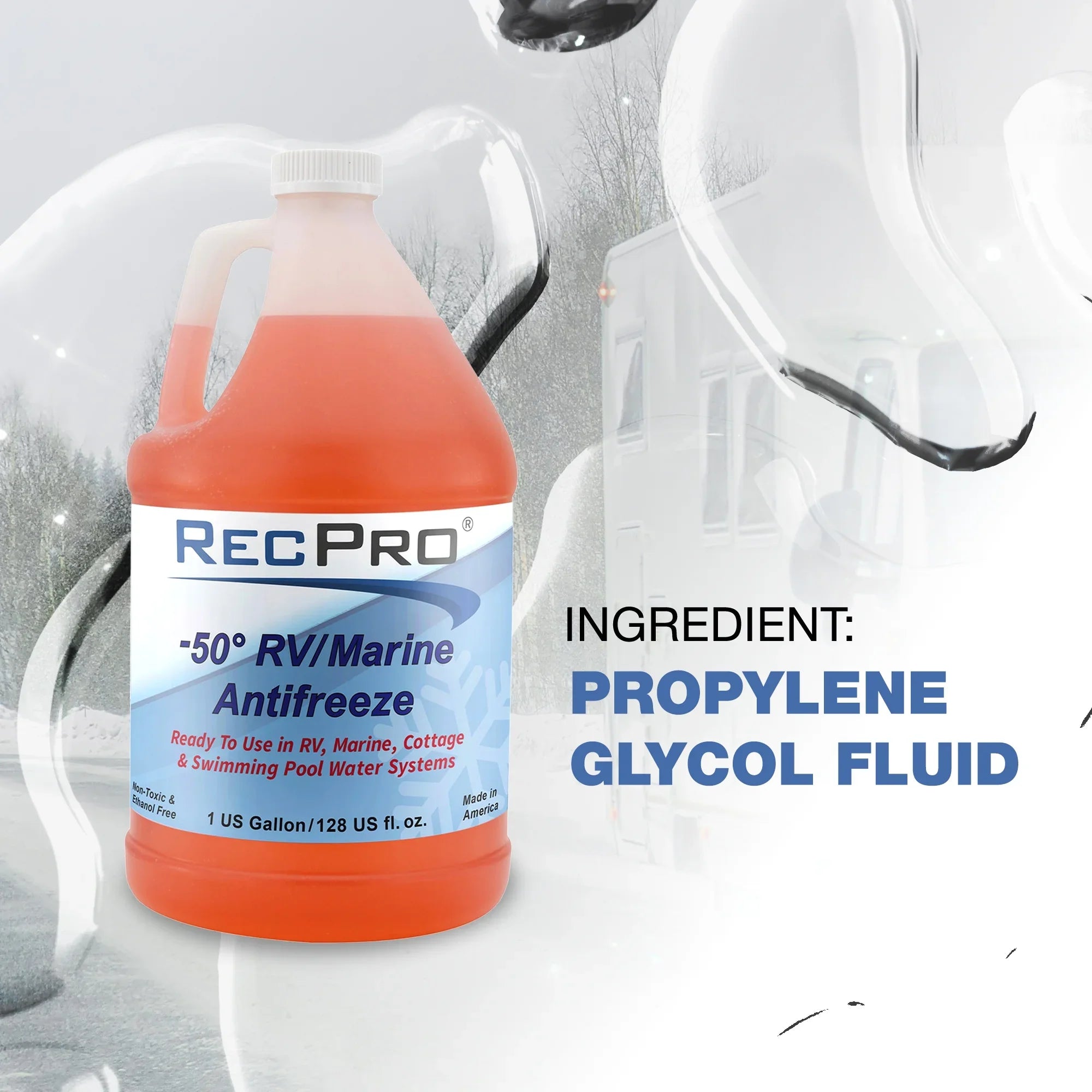 RecPro  Antifreeze Concentrate Fluid for Winterizing Vehicles (2 Pack)