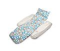 Swim Central 62" Rio Sun Mod Dots Adjustable Floating 1-Person Swimming Pool Chaise Lounge -