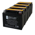 YTX5L- 12V 4AH Battery Replaces Kymco Super 9 - 50 2000 - 4 Pack