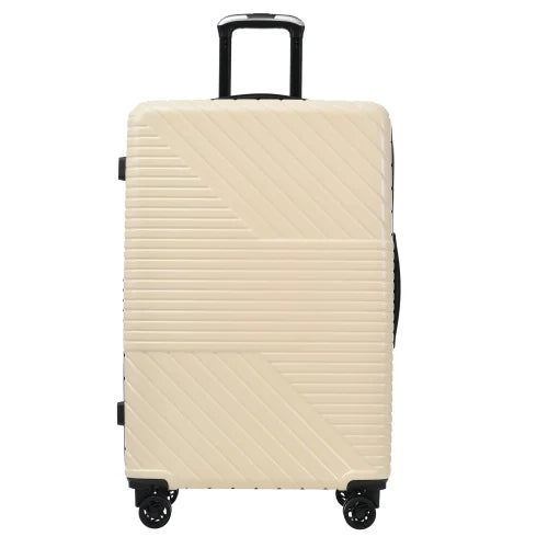Zateety Hardshell Luggage Sets 3 Piece double spinner 8 wheels Suitcase with  Lock Lightweight 20''24''28''