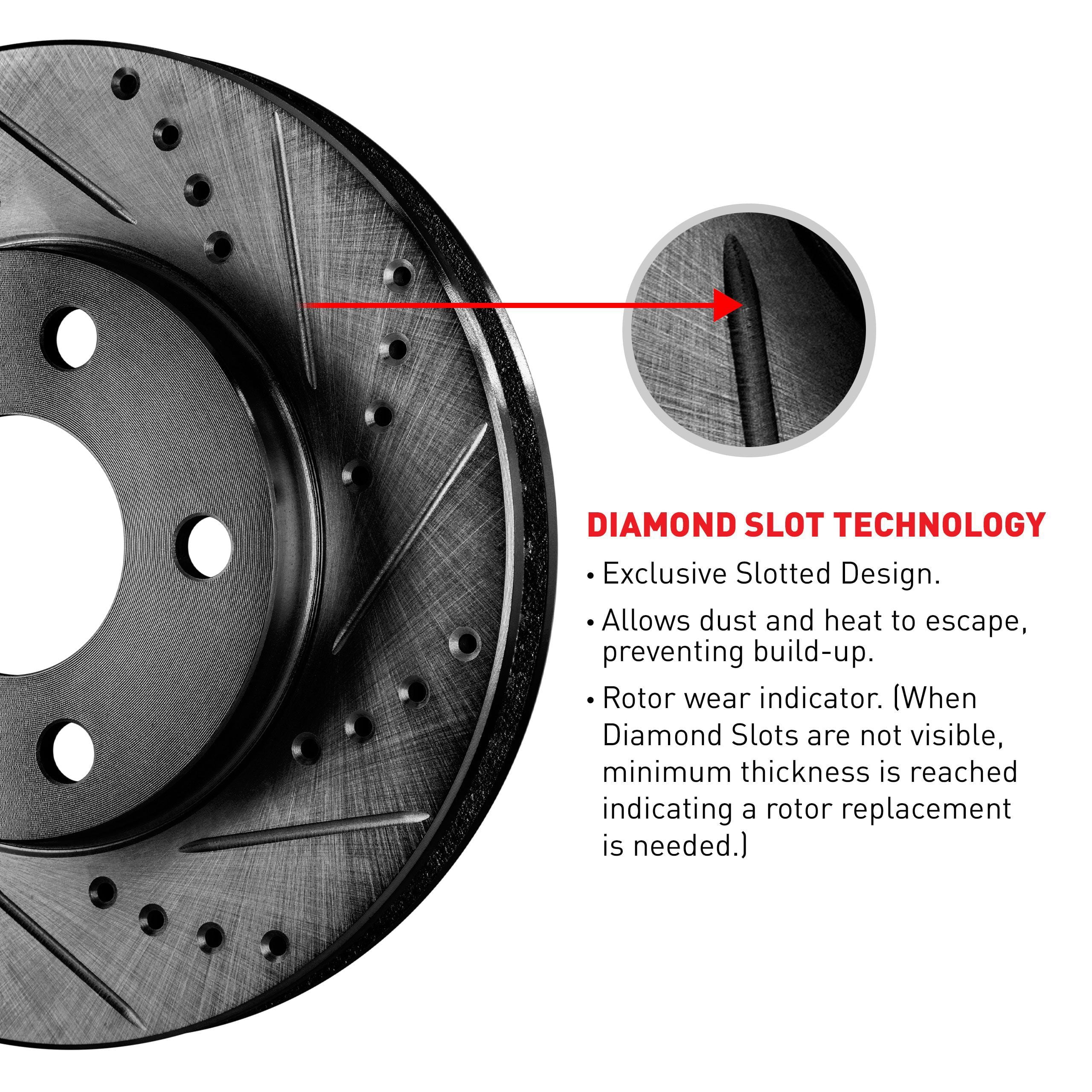 R1 Concepts Whpn2 20005 R1 Concepts Brake Rotor D/S Black Fits select: 2014-2017  F- S, 2018-2020  F-