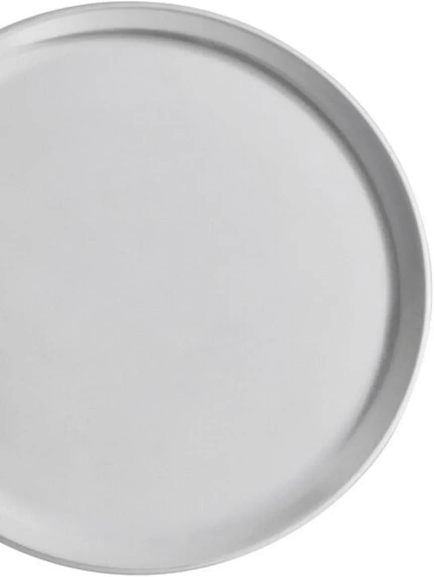 TrueCraftware- Set of 6 Aluminum 11” Pizza Tray Pan Coupe Style - Bakeware Round Pizza Pan Pizza Tray Baking Tray Round Baking Tray for Home Kitchen Pizzeria & Restaurants