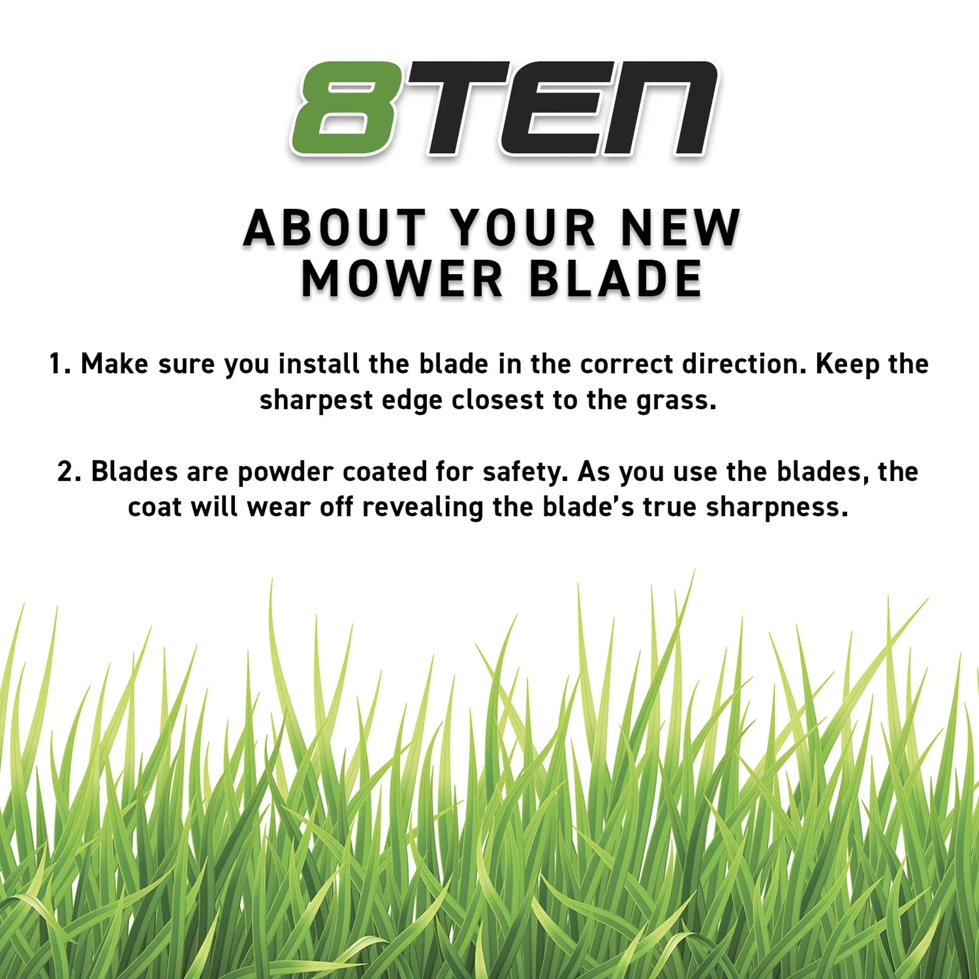 LawnRAZOR Blade for Scag Turf Tiger Bad Boy 038-6080-00 482879 High Lift 3 Pack 810-CBL2441D