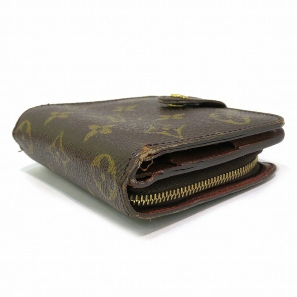 Pre-Owned Louis Vuitton Monogram Compact Zip M61667 Bifold Wallet Men's Women's (Fair)