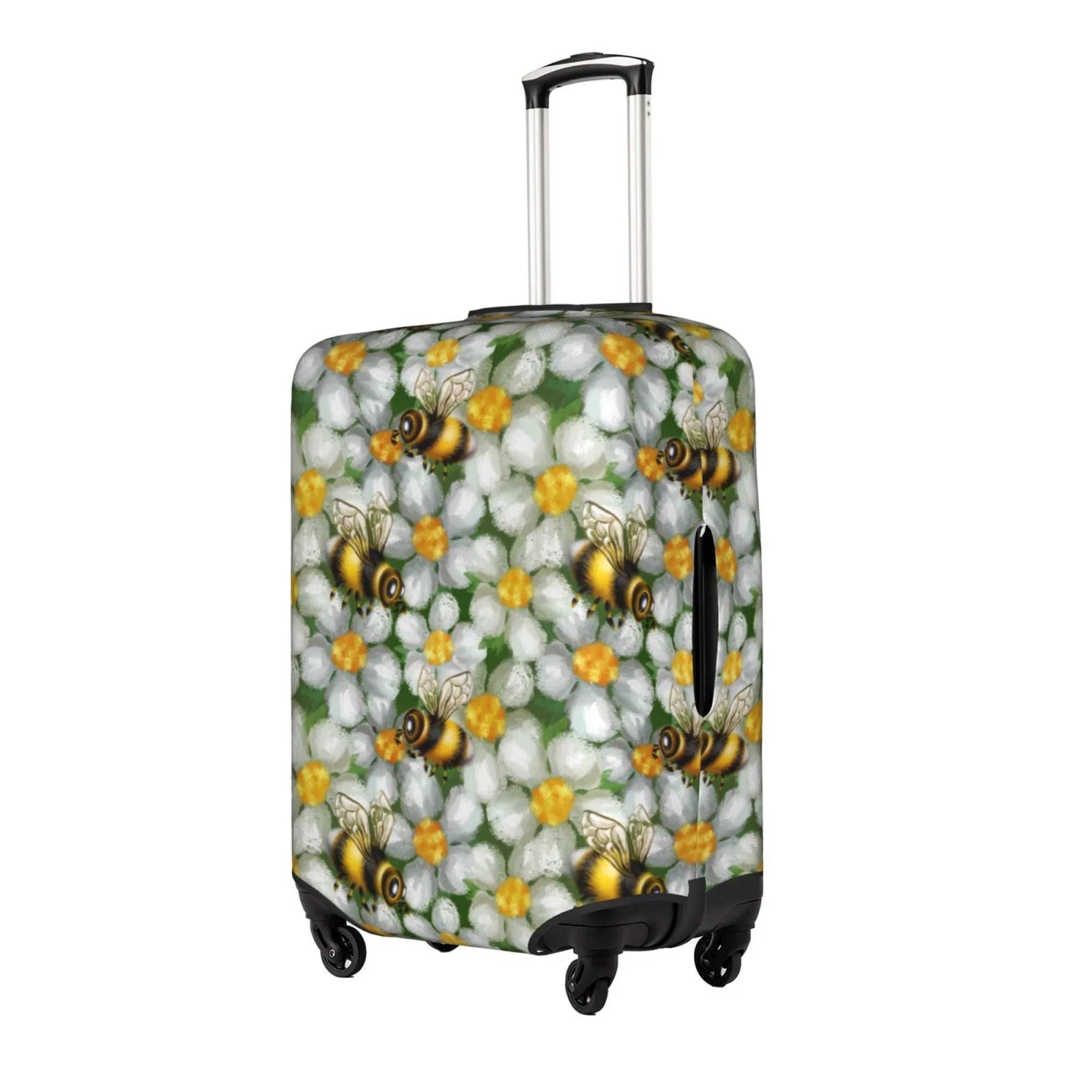 Kll Bees And Flower Luggage Cover Suitcase Cover Suitcase Protector-