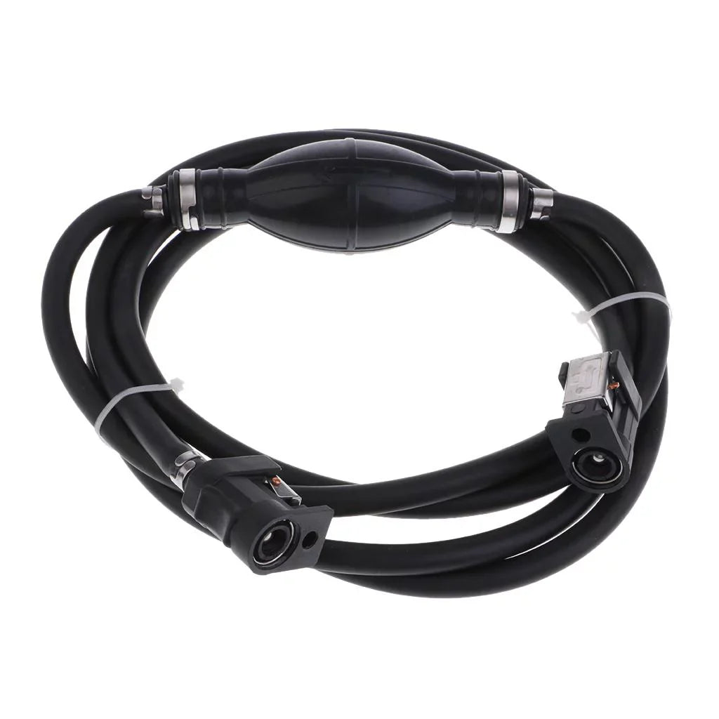 Universal Marine Boat RVs Fuel Line with Petrol Tank Connector And Bulb (Rubber) - 6.5x11mm