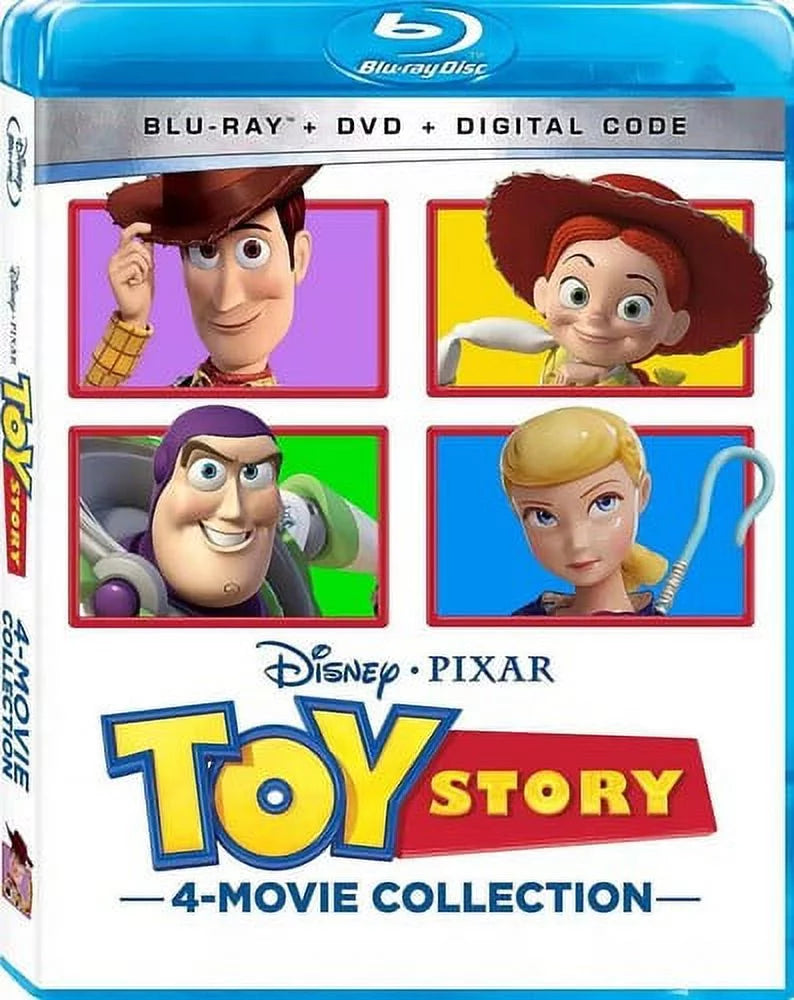 Toy Story: 4-Movie Collection (Blu-Ray +  + Digital Code)