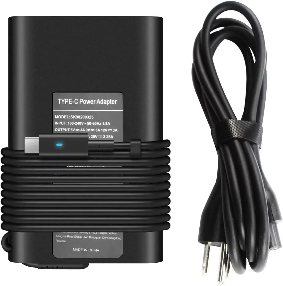 65W  C Type C Adapter Laptop Charger for Dell Latitude 5520 5420 5290 5285 5179 5480 5400 5310 5320 7420 7410 7370