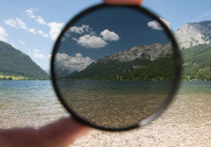 C- (Circular Polarizer) Multicoated | Multithreaded Glass Filter (52mm) For Olympus -570  (Includes Lens Adapter)