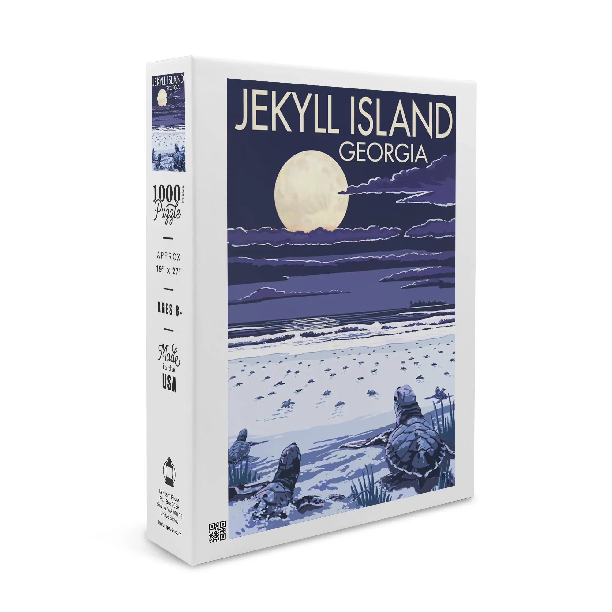 Jekyll Island, Georgia, Turtles Hatching (1000 Piece Puzzle, Size 19x27, Challenging Jigsaw Puzzle for Adults and Family, Made in )