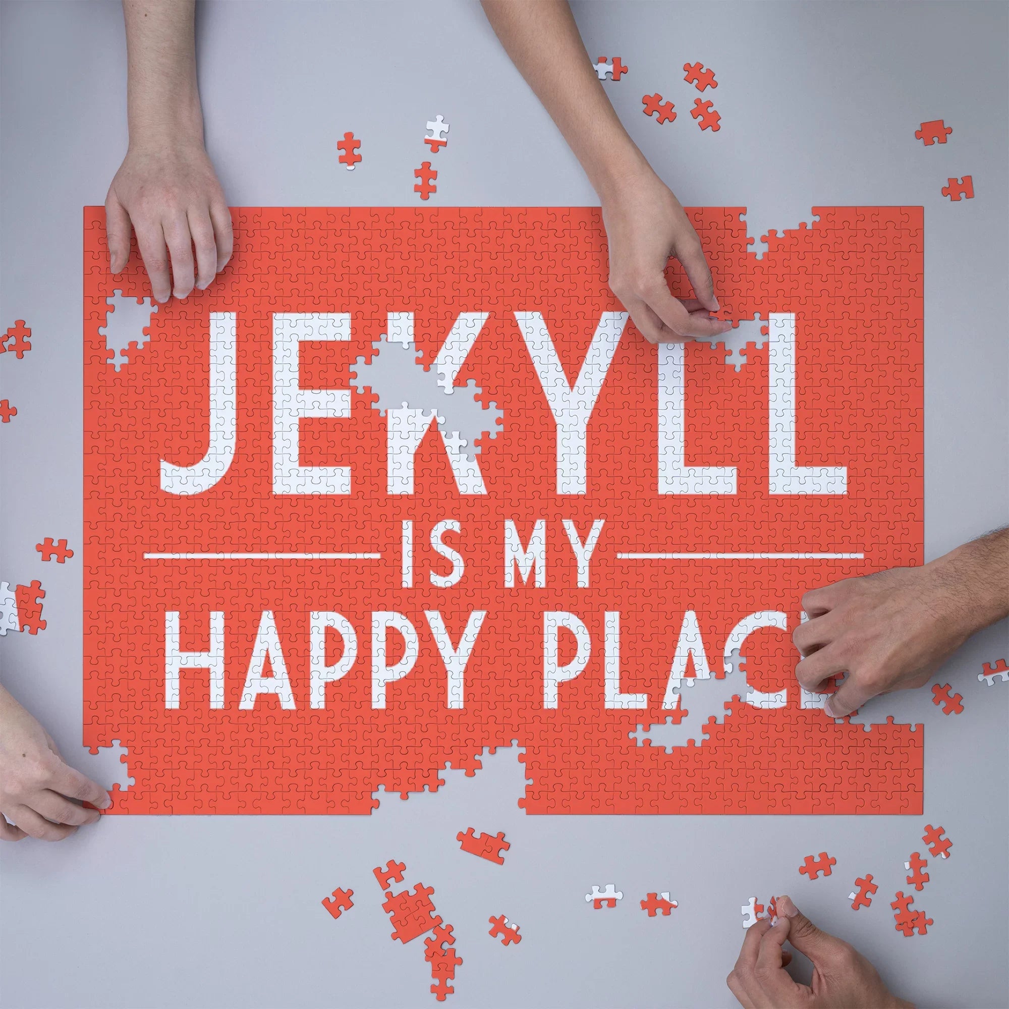 Jekyll Island, Georgia, Jekyll Is My Happy Place, Simply Said (1000 Piece Puzzle, Size 19x27, Challenging Jigsaw Puzzle for Adults and Family, Made in )