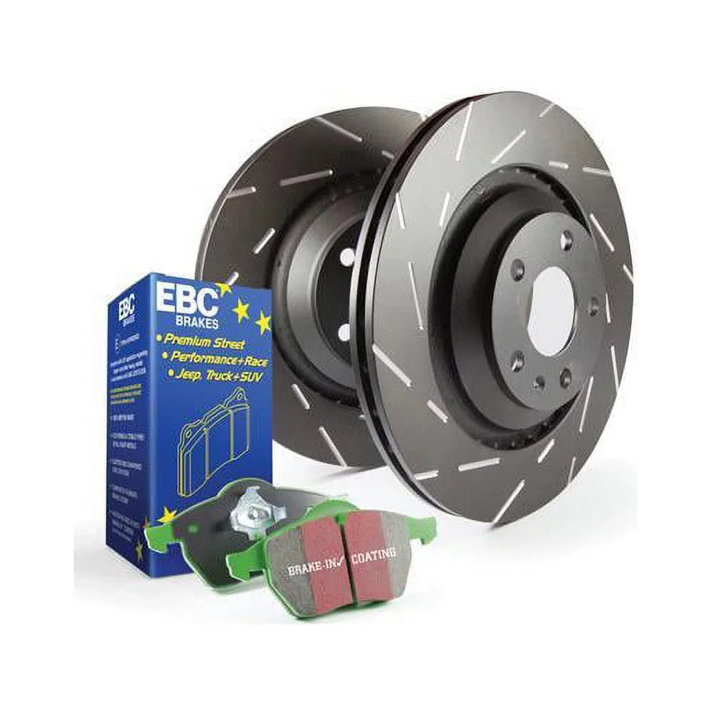Brakes S2KR2281 S2 Kits Greentuff 2000 and  Rotors Fits 12-18 500