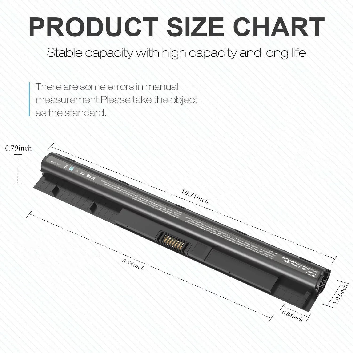 M5Y1K Laptop Battery for Dell Inspiron 3451 3551 3552 3558 3567 5555 5558 5559