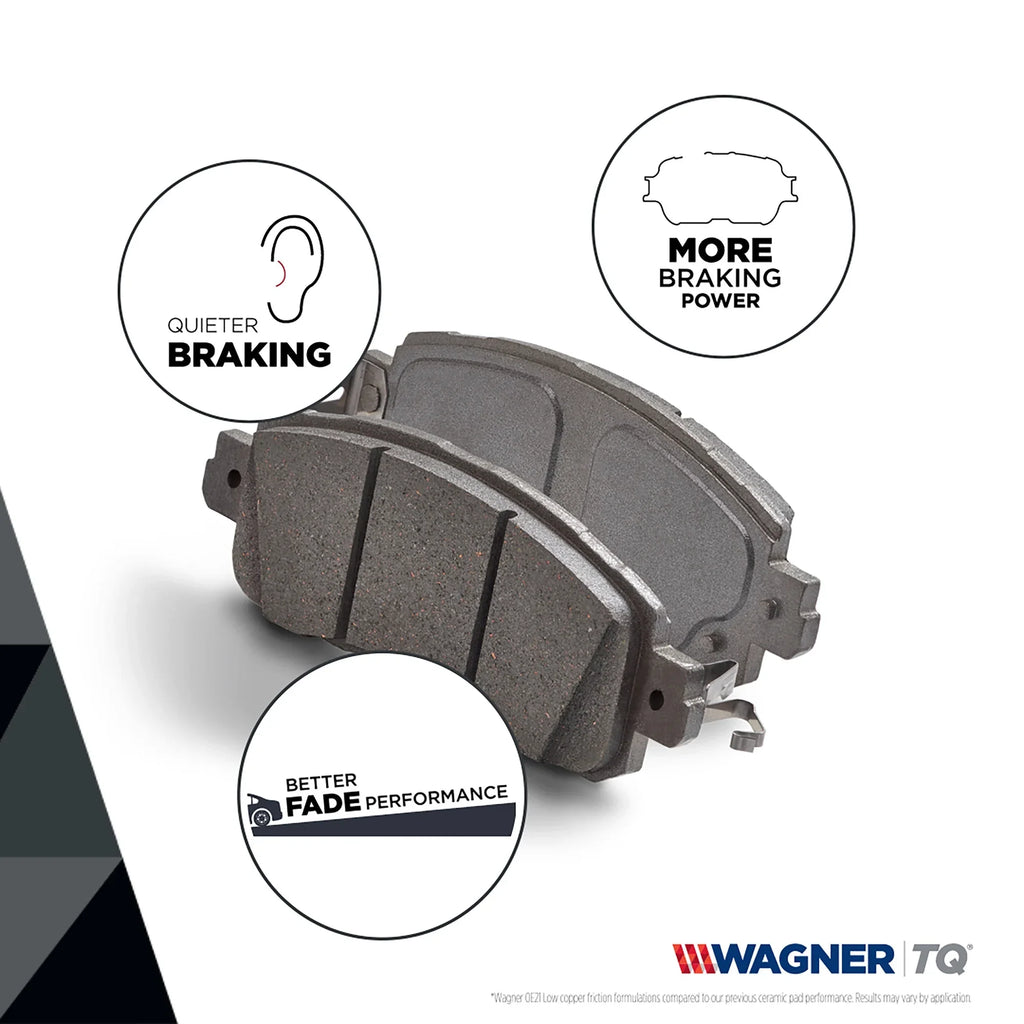 Wagner Thermoquiet QC1799 Ceramic Disc Brake Pad Set Fits select: 2015-2016  , 2017  G80