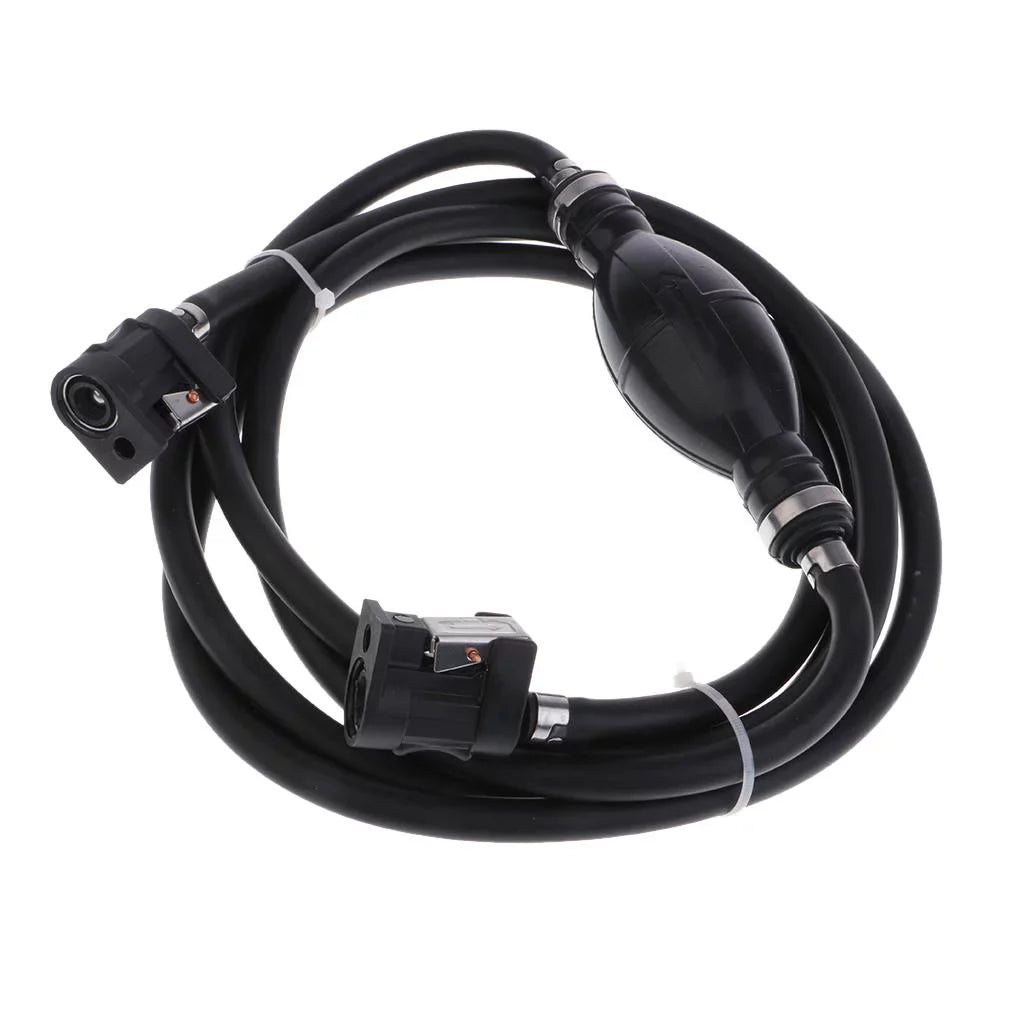 Universal Marine Boat RVs Fuel Line with Petrol Tank Connector And Bulb (Rubber) - 6.5x11mm