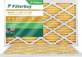 Filterbuy 14x24x1  11 Pleated   Furnace Air Filters (2-Pack)
