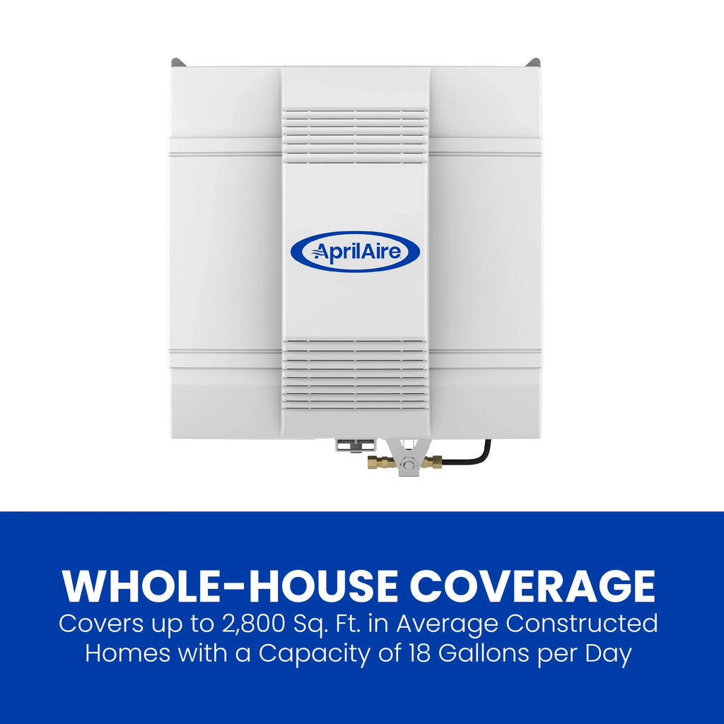AprilAire 700 Whole-House Humidifier - Automatic - Large Capacity Fan-Powered Furnace Humidifier for Homes up to 4,200 Sq. Ft.
