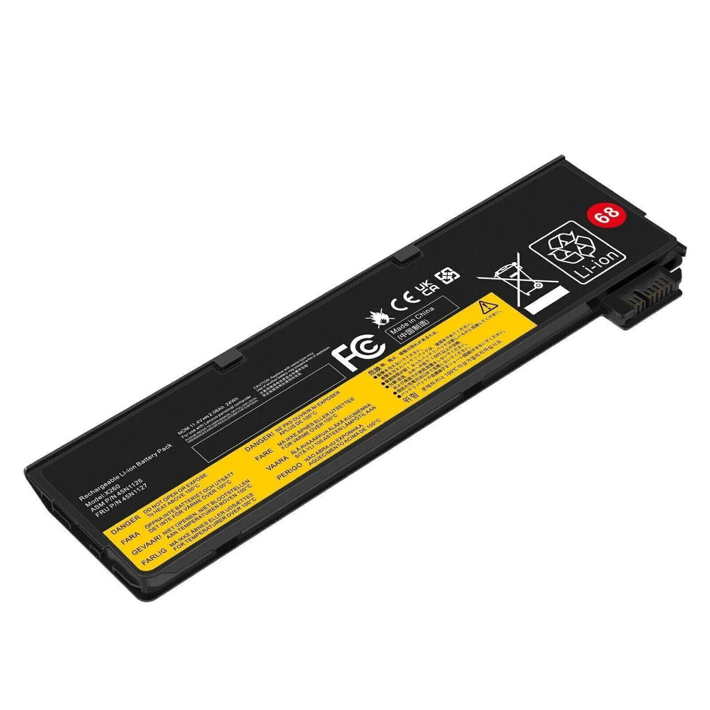 68 Replacement 45N1775 Battery for Lenovo ThinkPad T440 T450 T550 X240 X240s X250 X260 Notebook Laptop 24Wh 11.4V