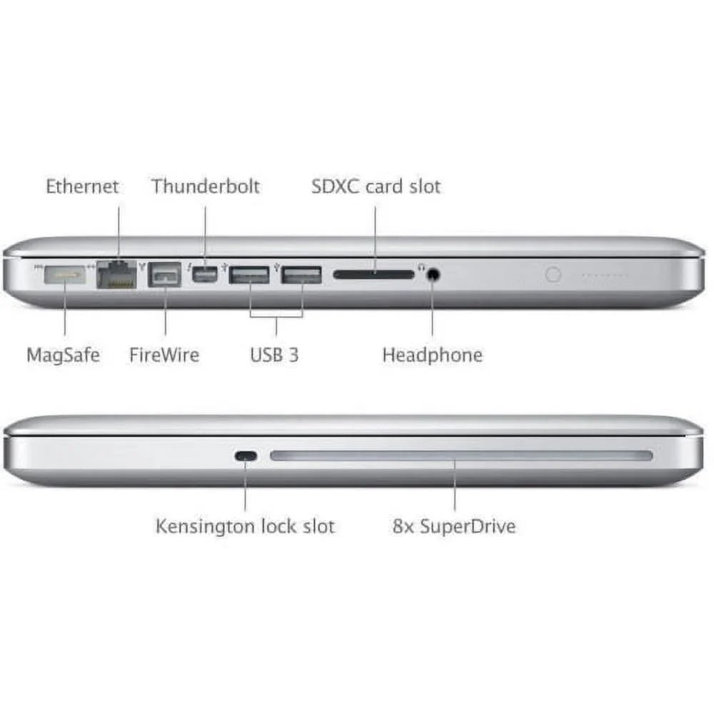 Restored Apple MacBook Pro Laptop Core i5 2.4GHz 16GB  128GB  13" MD313LL/A (2011) (Refurbished)