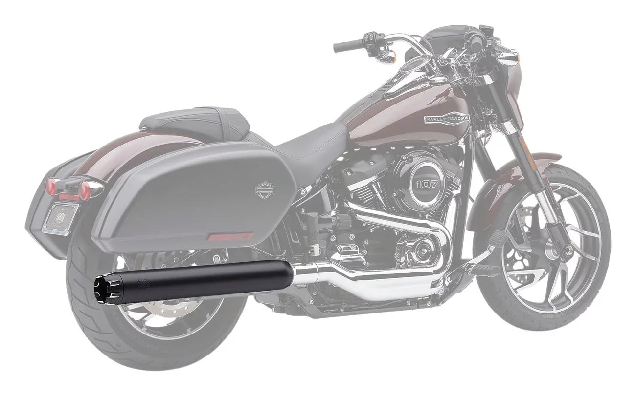 Cobra Dual Cut Slip-On Muffler iBlack (6521B)