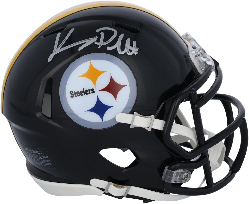 Kenny Pickett Pittsburgh Steelers Autographed Riddell Speed Mini Helmet - Fanatics Authentic Certified