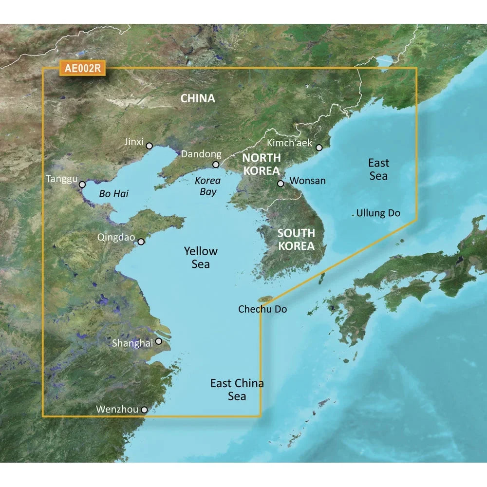 Garmin BlueChart® g3 Vision®  - VAE002R - Yellow Sea - microSD™/™