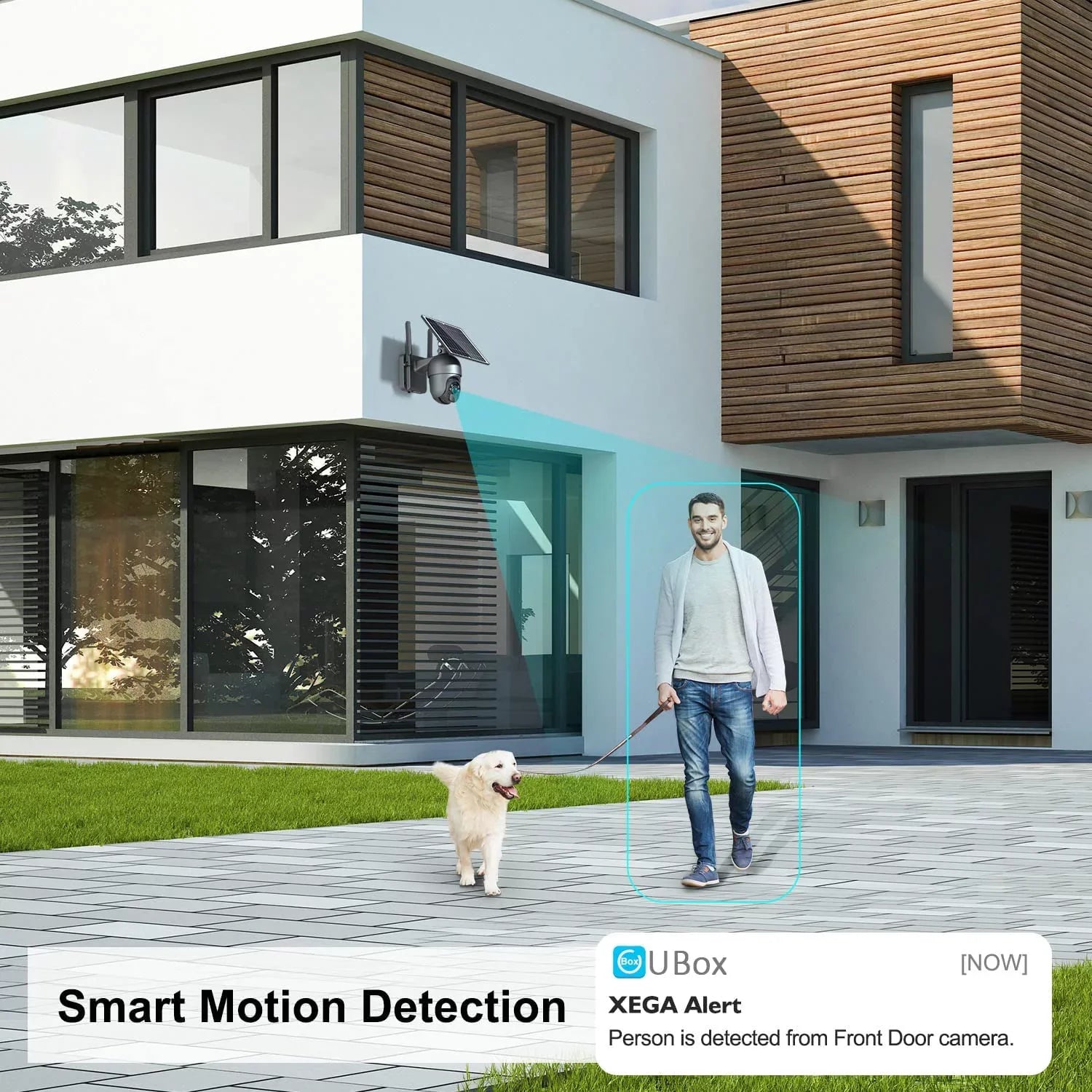 Xega 2K Outdoor 3G/4G  Cellular Solar/Battery Power Wireless Security Camera with  Card, 14400mAh Rechargeable Battery, 4X Zoom, 355° Pan 95° Tilt, Night Vision, 2-Way Talk, IP66, No Wifi Need