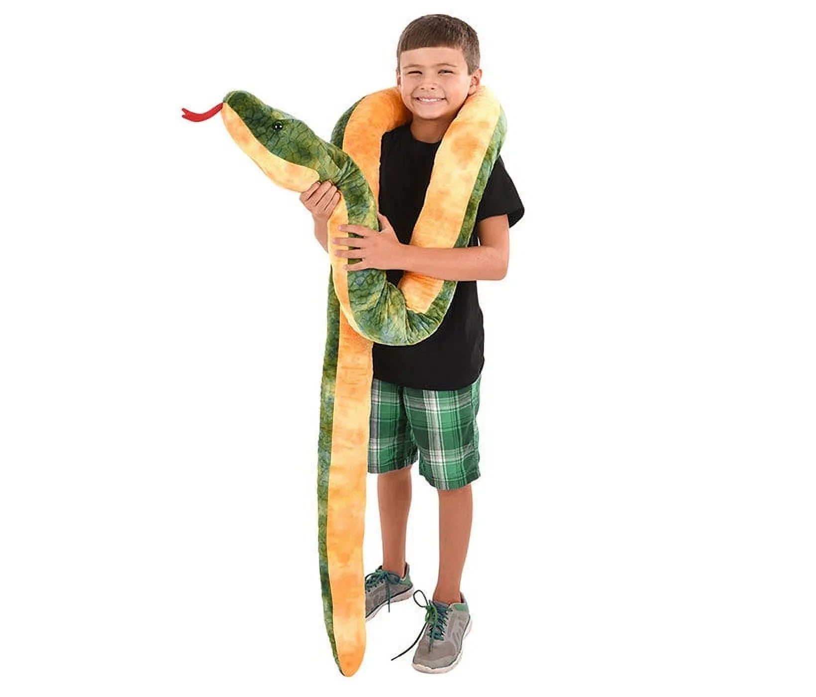 Rhode Island Novelty Giant Anaconda Snake Plush Toy 100 Inch Long
