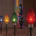 Celebrations  13 in. Incandescent Multi Pathway Decor Faceted C9 Bulb Lights