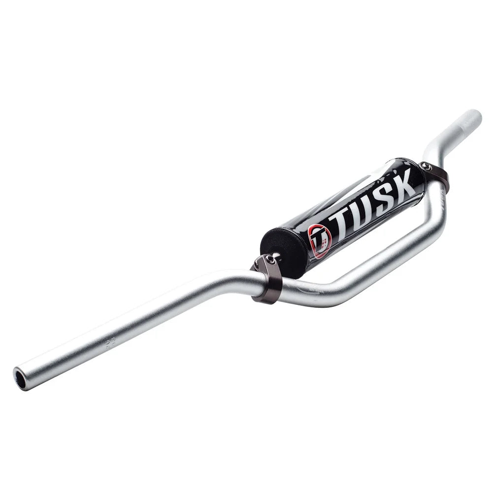 Tusk T-10 Aluminum 7/8" Handlebar  Mini Bend Silver For  CR3 1997