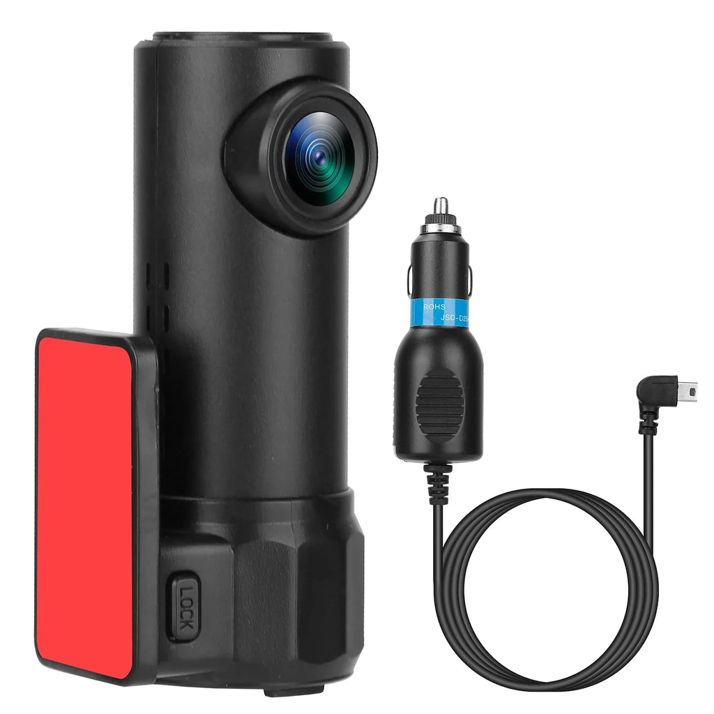 170° WiFi Dash Cam iMounTEK 1080P  Car  Camera Recorder with G-sensor App Wifi Looping Recording 11.2ft Cigarette Lighter Cable