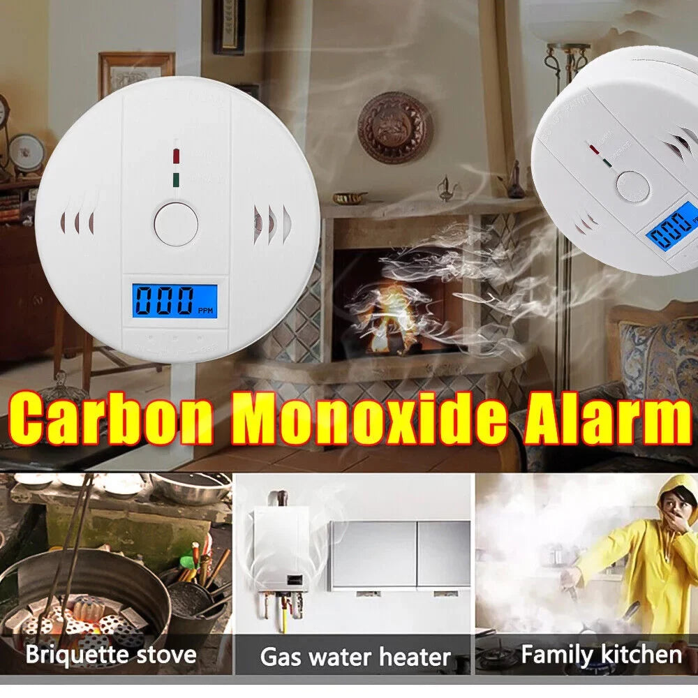 Carbon Monoxide Detector, Carbon Monoxide Alarm for House and Bedroom Battery Powered