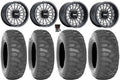MetalFX Delta  15x7/15x10 Wheels Bk 33" SS360/ Tires Can-Am Maverick X3 / Honda Pioneer 1000 / Talon