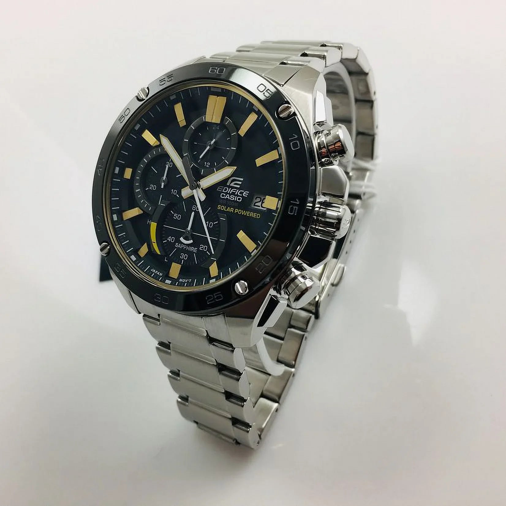 Casio Edifice Stainless Steel Chronograph Mens Watch -S500DB-1BVCR