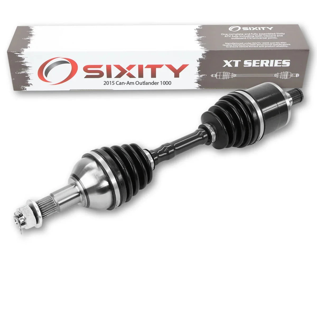 Sixity  Rear Right Axle compatible with Can-Am Outlander 1000 2015 -  4X4
